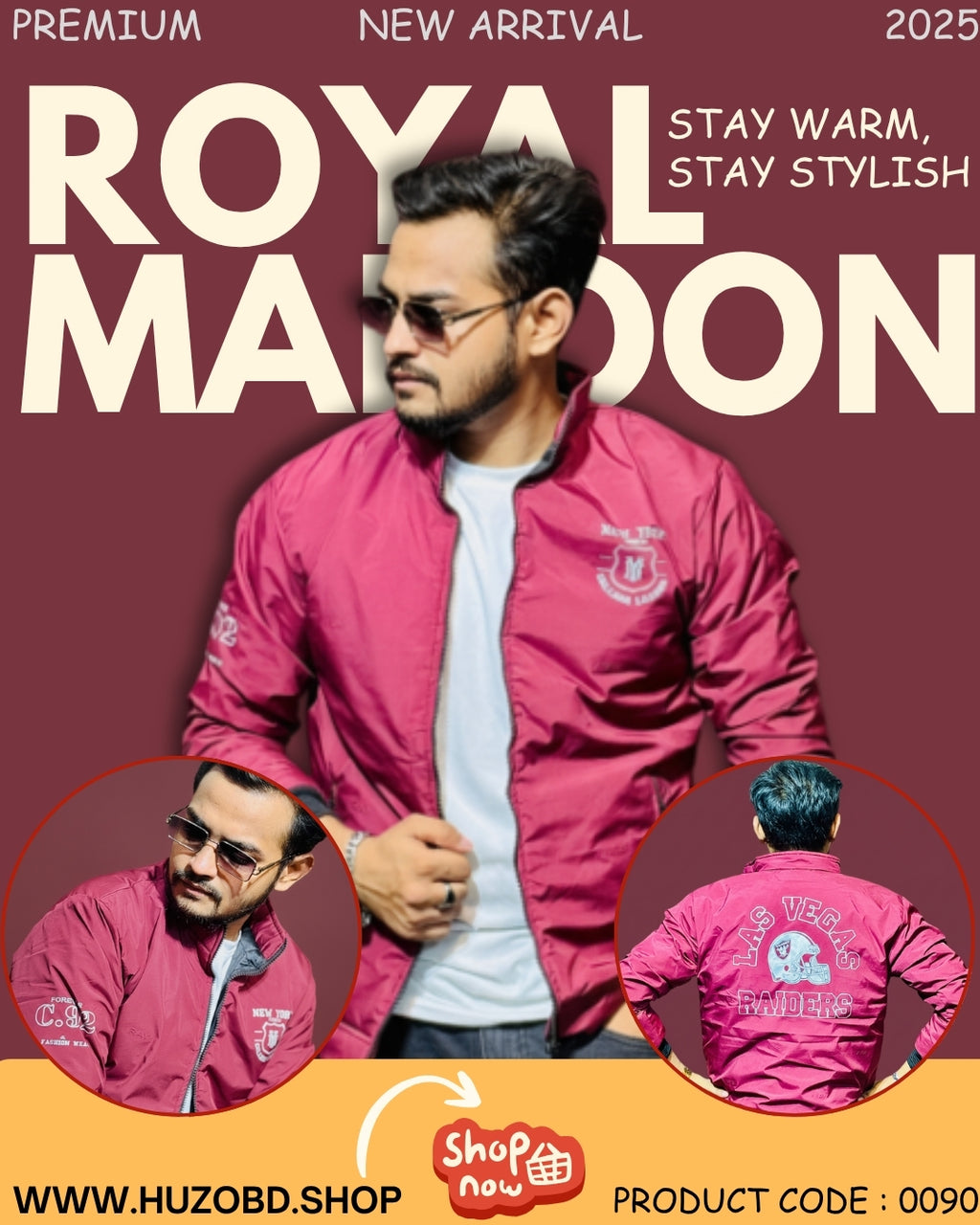 🧥 HUZO Premium Raiders Jacket