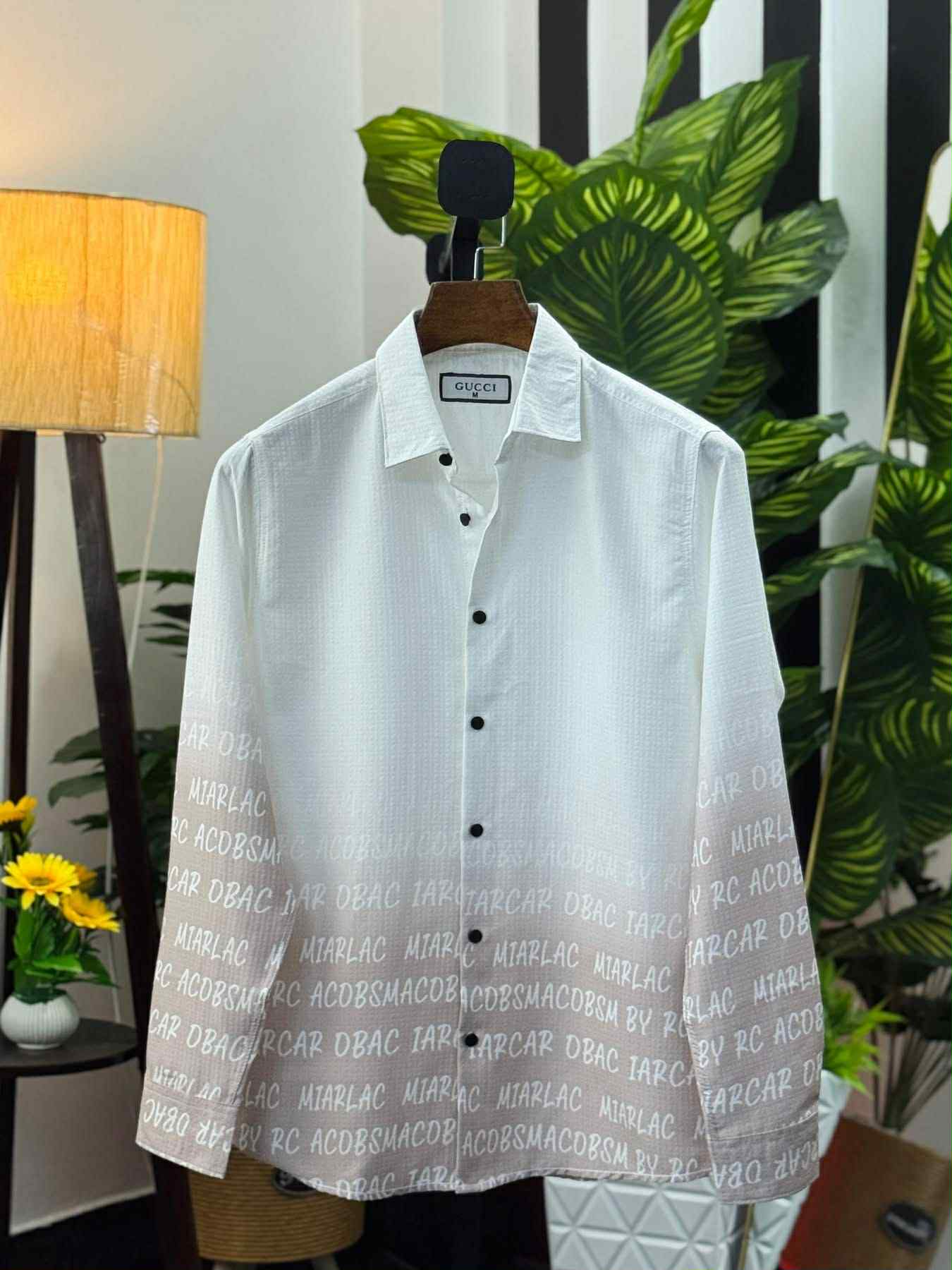 👔 Premium Gradient Printed Shirt