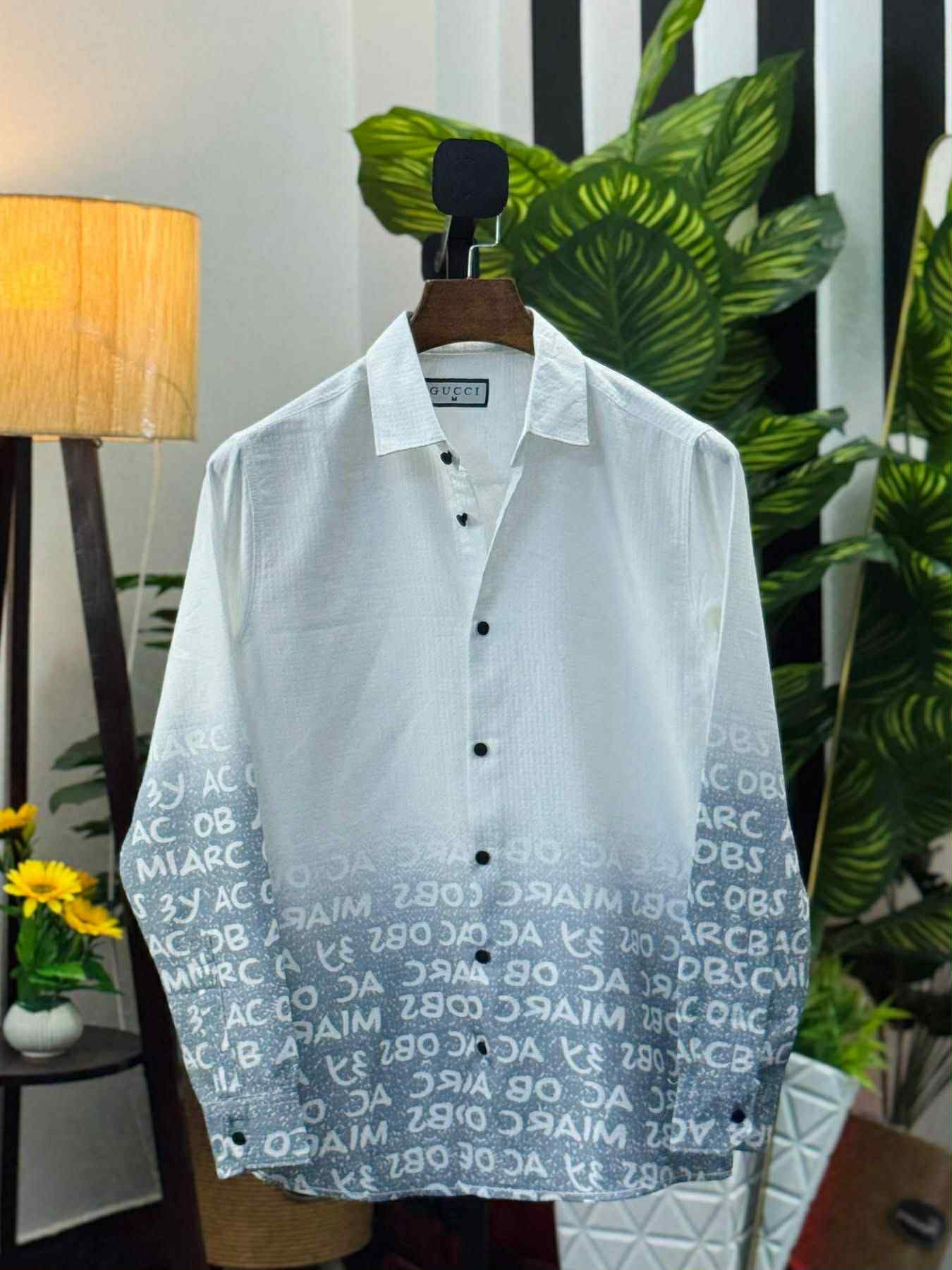 👔 Premium Gradient Printed Shirt