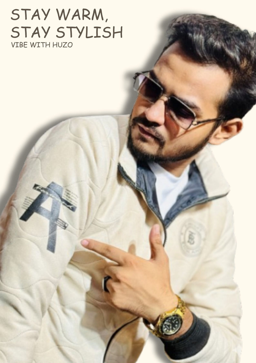 🧥 HUZO Winter Quilted Jacket