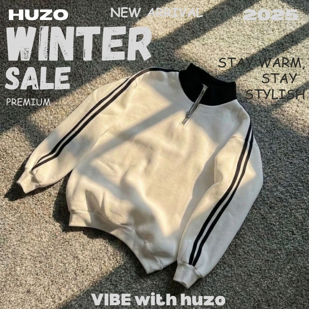 🧥 প্রিমিয়াম হাফ-জিপ সোয়েটশার্ট