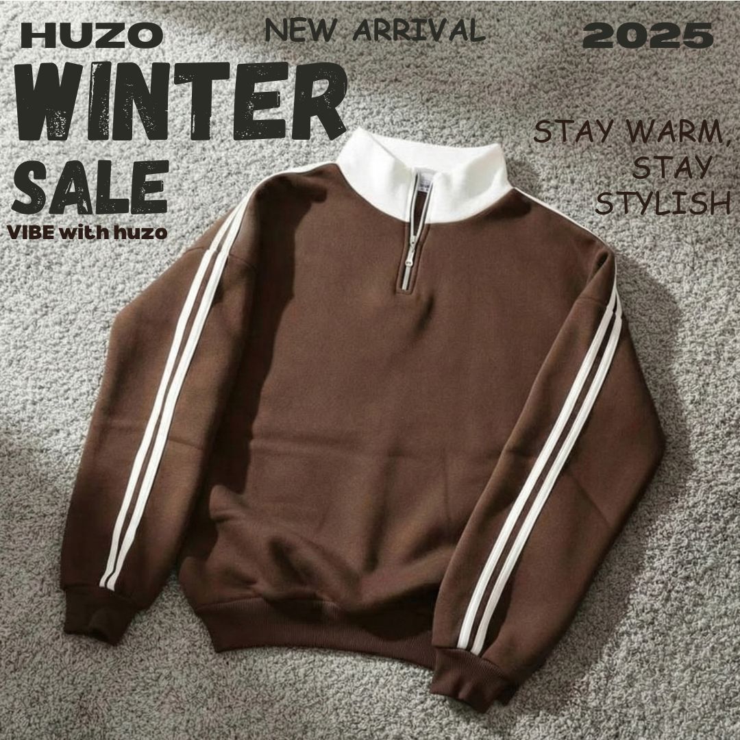 🧥 প্রিমিয়াম হাফ-জিপ সোয়েটশার্ট