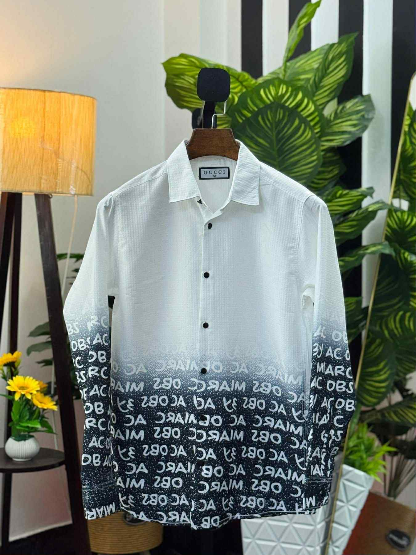 👔 Premium Gradient Printed Shirt